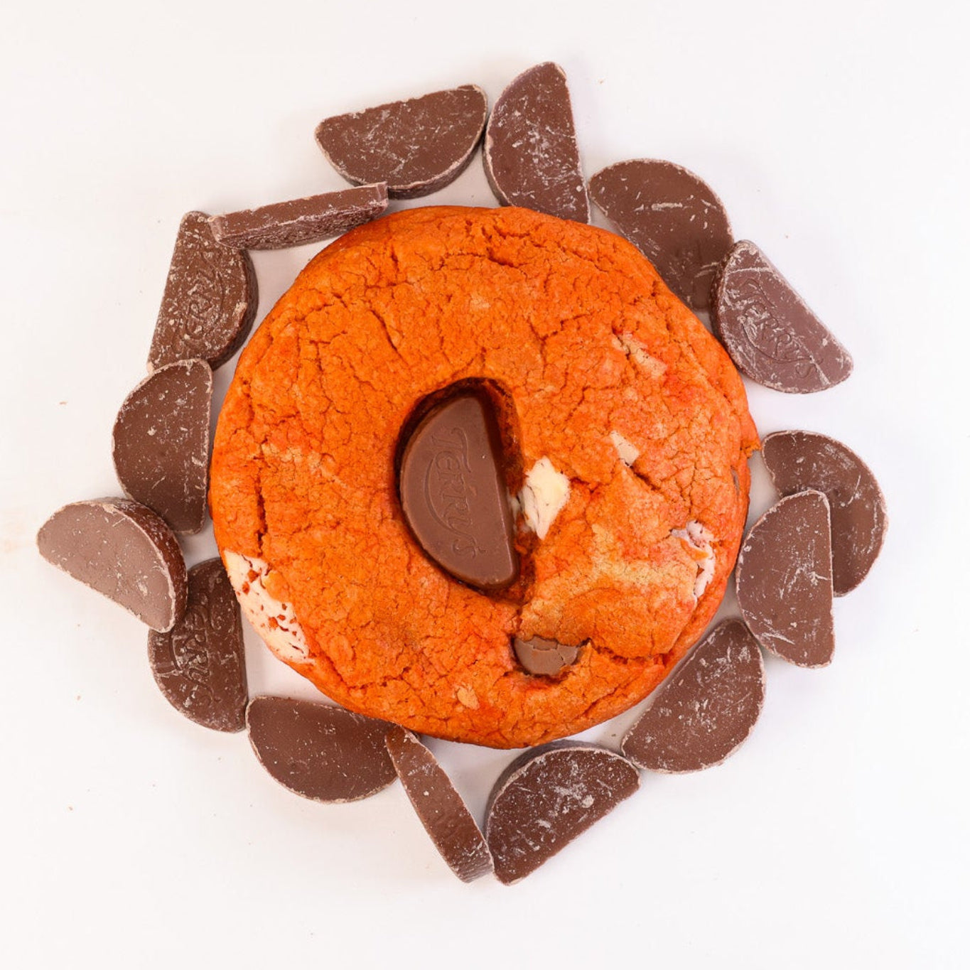 Chocolate Orange Stuffed Cookies