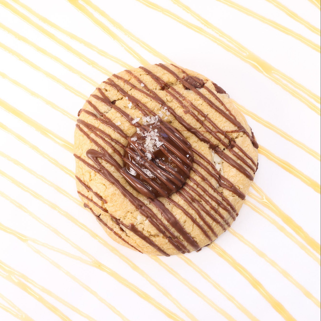 Salted Caramel Stuffed Cookies