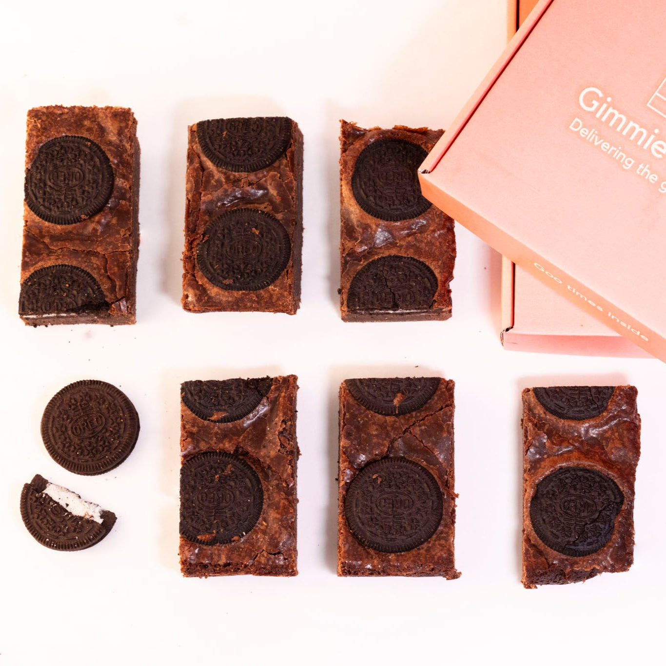 Vegan Oreo Brownies