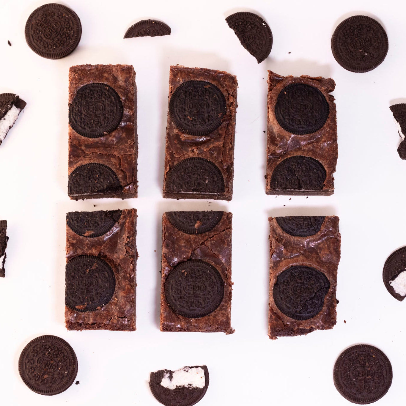 Vegan Oreo Brownies
