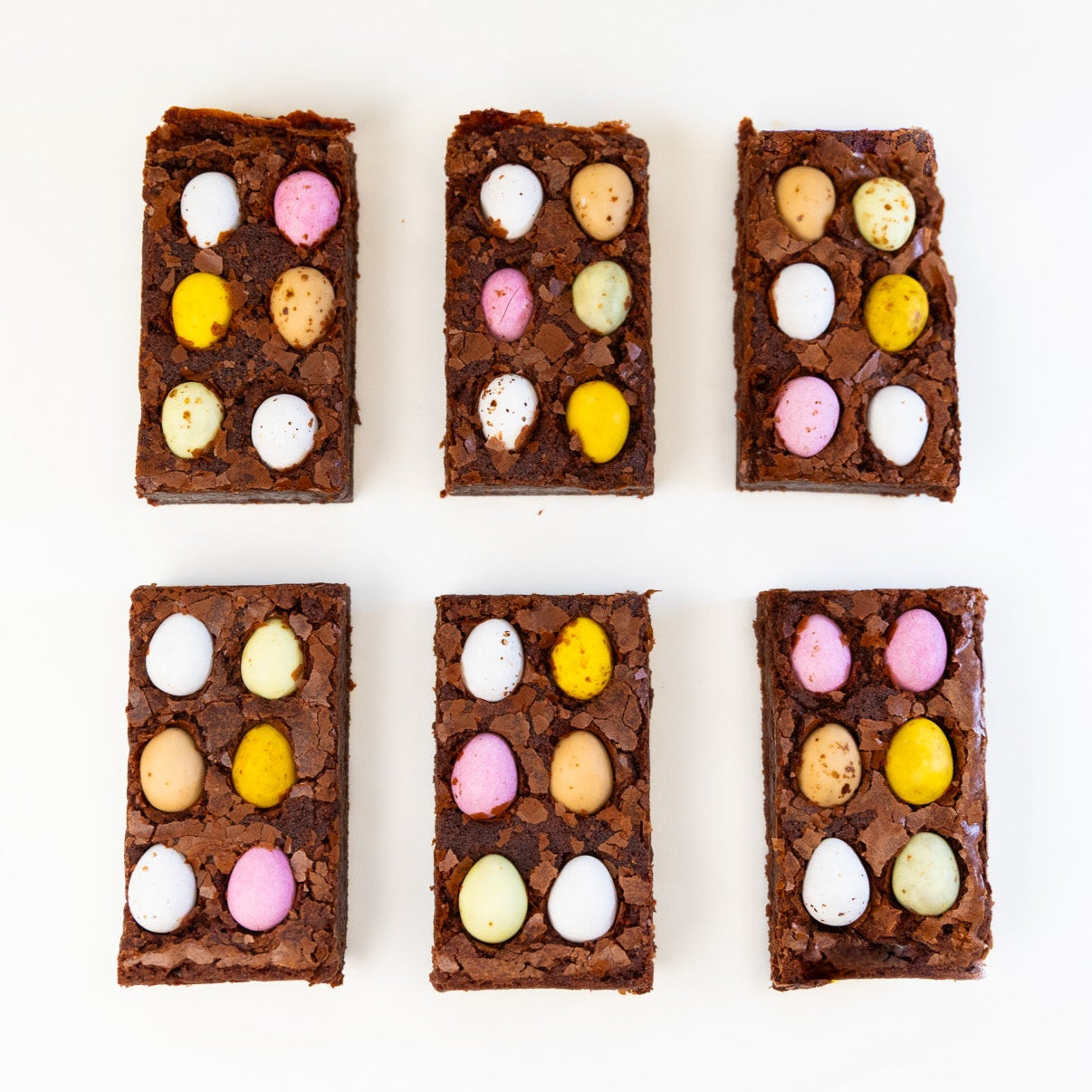 Mini Egg Brownies