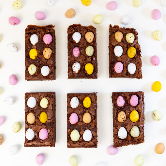 Mini Egg Brownies