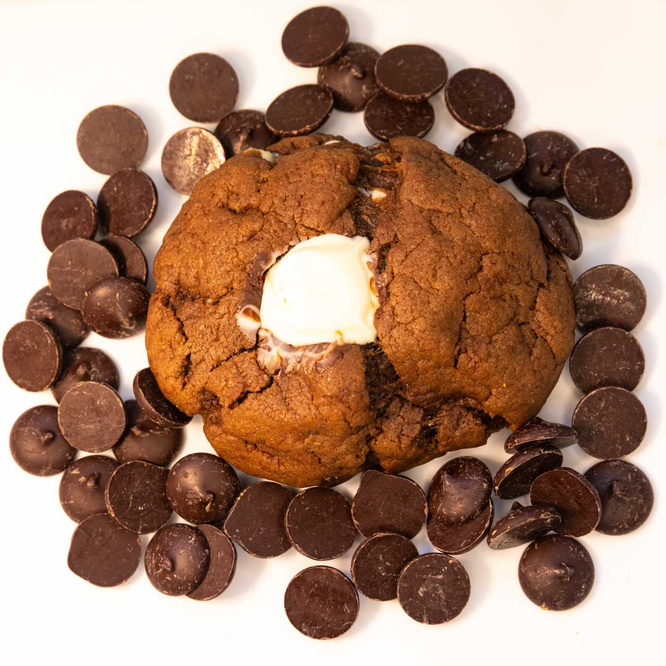 Double Chocolate Stuffed Cookies