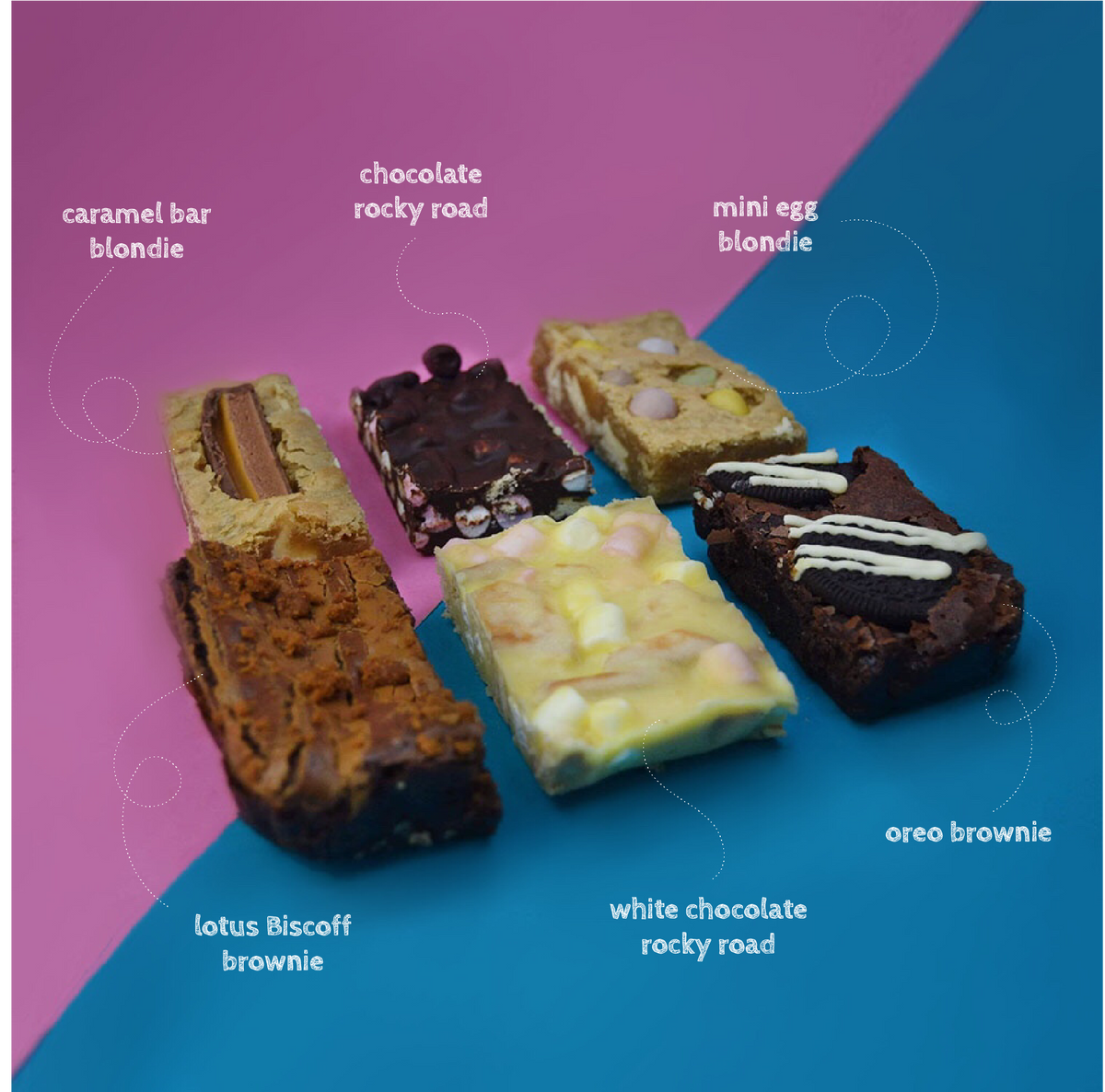 A Little Bit of Everything Brownies For Delivery Edinburgh