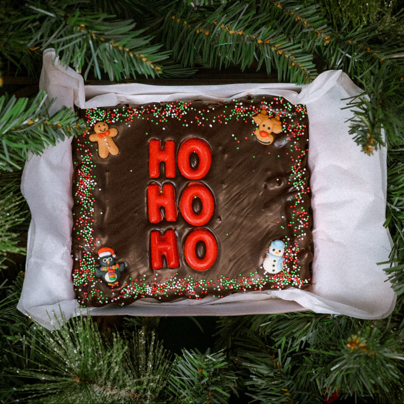HO HO HO Christmas Slab