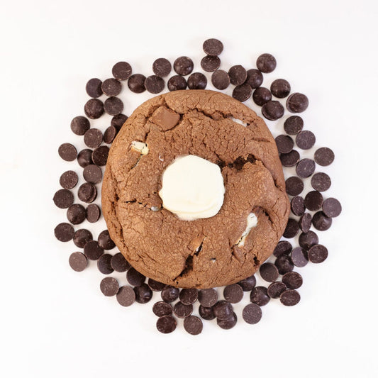 Double Chocolate Stuffed Cookies
