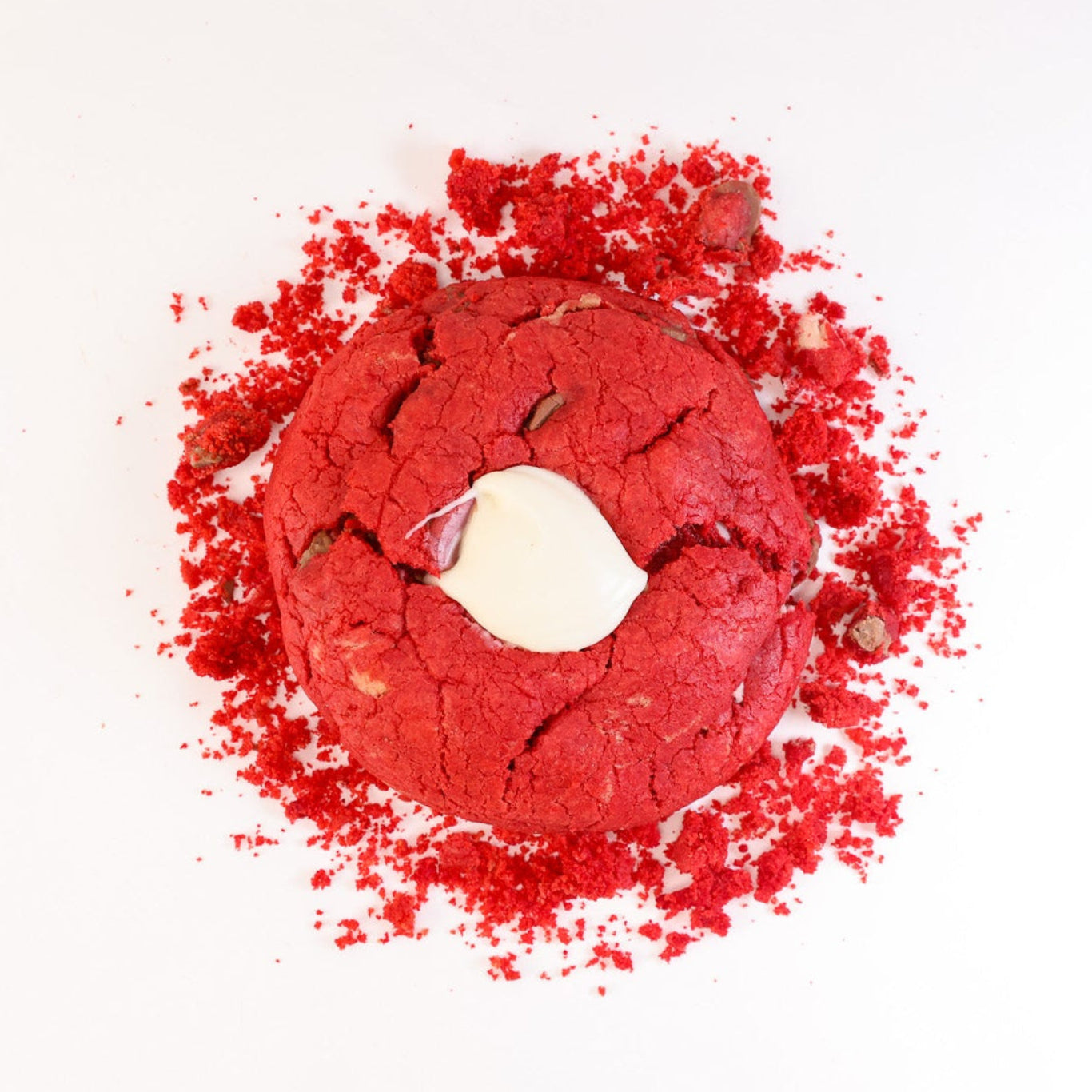 Red Velvet Stuffed Cookies