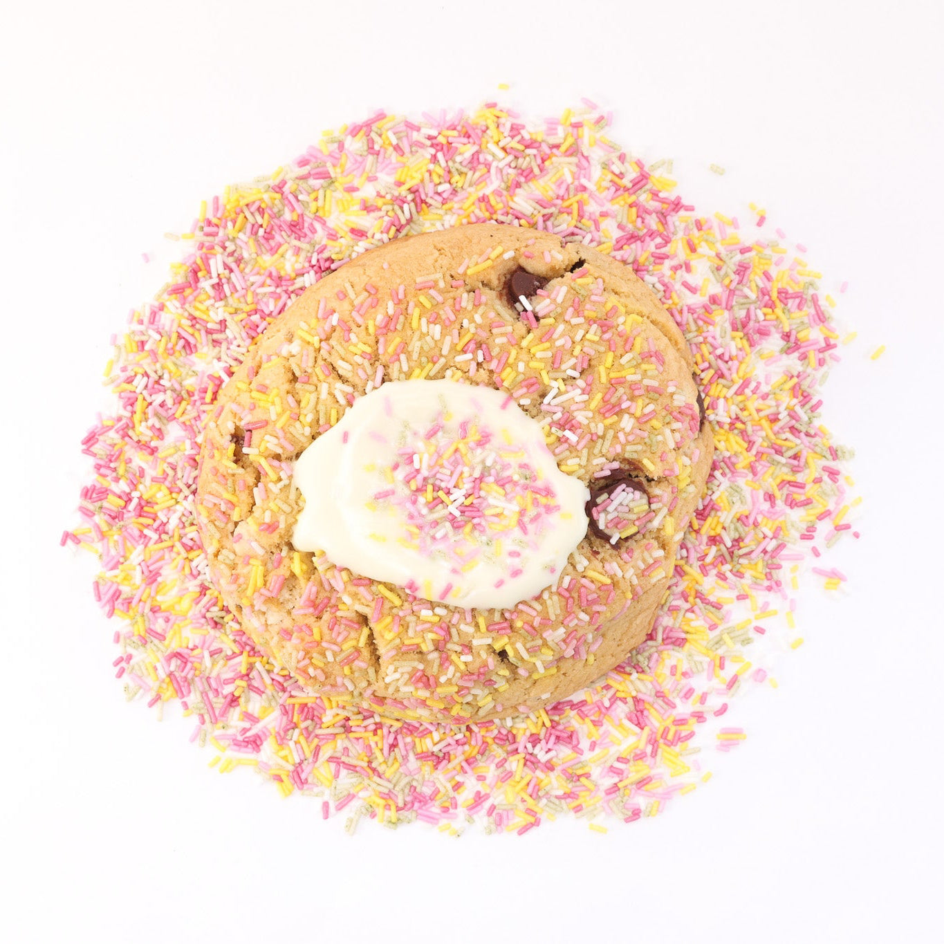 Birthday Sprinkles Stuffed Cookies