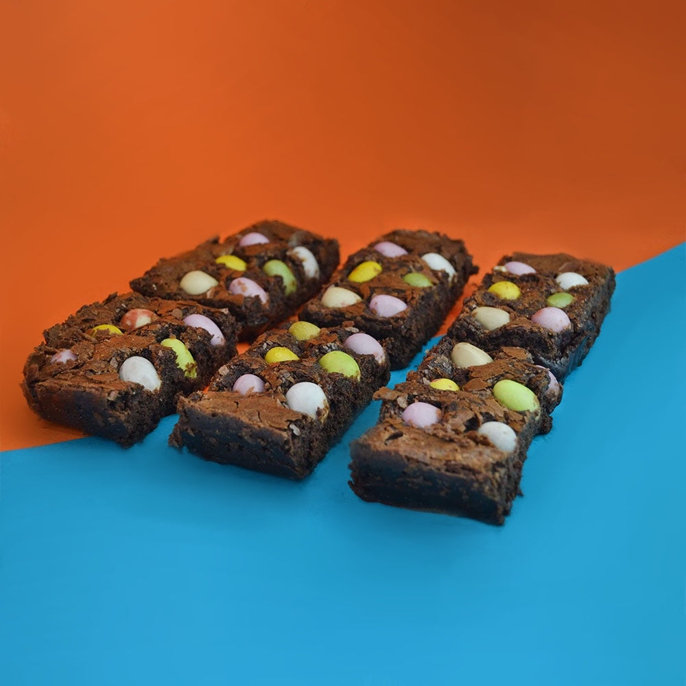 Mini Egg Brownies