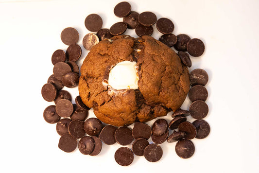 Double Chocolate Stuffed Cookies