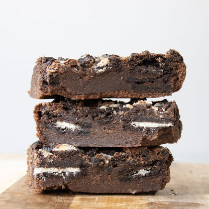 Vegan Oreo Brownies